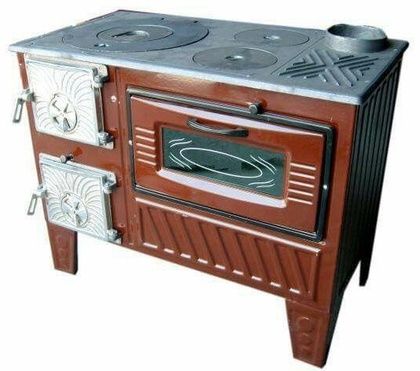 Отопительно-варочная печь МастерПечь ПВ-03 с духовым шкафом, 7.5 кВт в Саратове