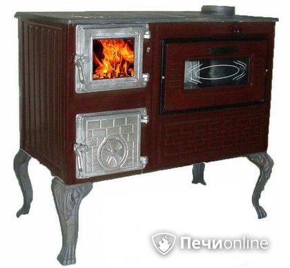 Отопительно-варочная печь МастерПечь ПВ-06 с духовым шкафом, 7.5 кВт в Саратове