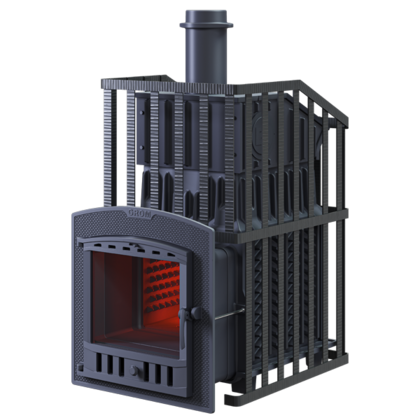 Дровяная печь-каменка Гефест Гром Ураган 30 (П2) в Саратове