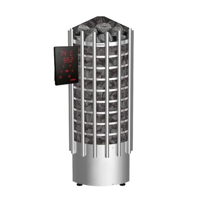 Электрокаменка для сауны Harvia Glow Corner TRC90XE c цифровой панелью управления в Саратове