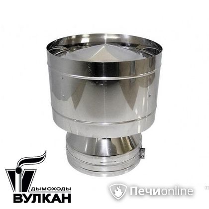 Дефлектор Вулкан DDH с изоляцией 50 мм D=300/400 нержавейка/оцинковка в Саратове